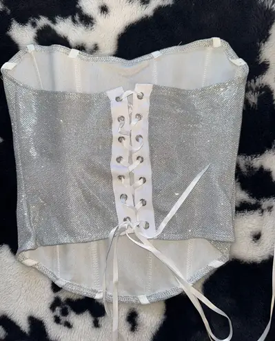 SheIn Sparkly Corset Top  thumbnail 2