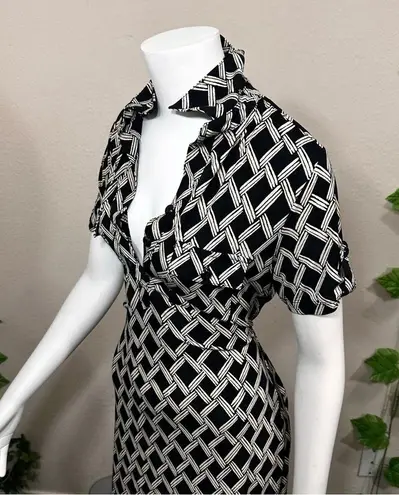 Enfocus Studio En Focus Henley Plunge Classic Vintage Dress