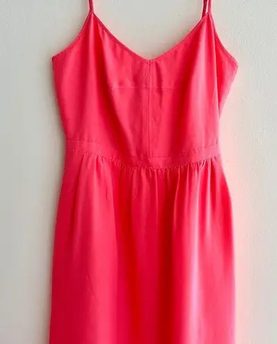 J.Crew  Camisole Dress Coral, Strappy Fit & Flare Mini Sweetheart Dress, Size 2