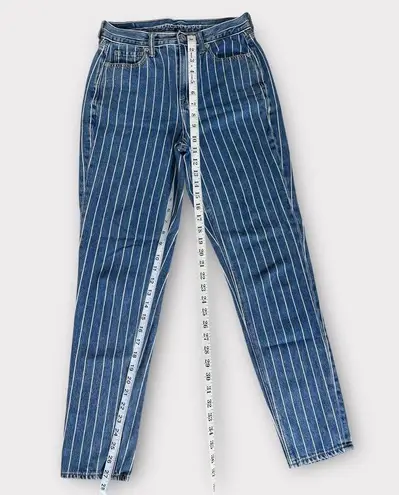 American Eagle Pinstriped mom jean 0 regular Blue Size 00