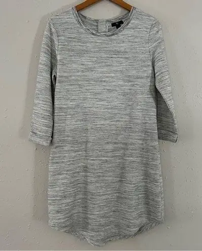 🦋Gap Factory Heathered Grey 3/4 Sleeve Sweater Dress Casual Comfy Winter Medium Gray