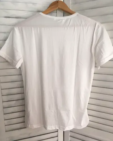 Drink Wine Christmas Shirt, Large White