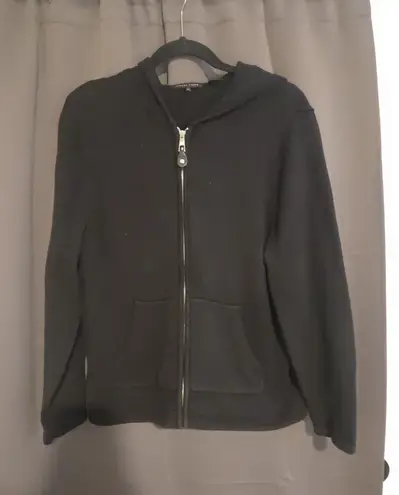 Jeanne pierre Women's XL Gray Hoodie Full Zip Sweatshirt Cotton, Zip-Up Sweater