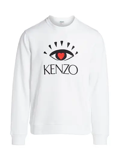 Kenzo Eye Print Cotton Jersey Sweatshirt Size M