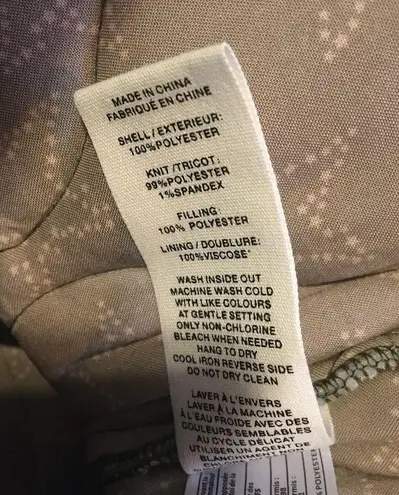 Avec Les Filles NEW Women’s Size XS Green Filled Quilted Longline Puffer Jacket