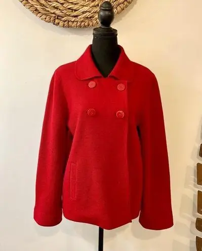 Talbots Merino Wool Sweater Jacket Size Medium