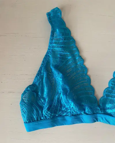 Cosabella royal blue unlined lace bralette