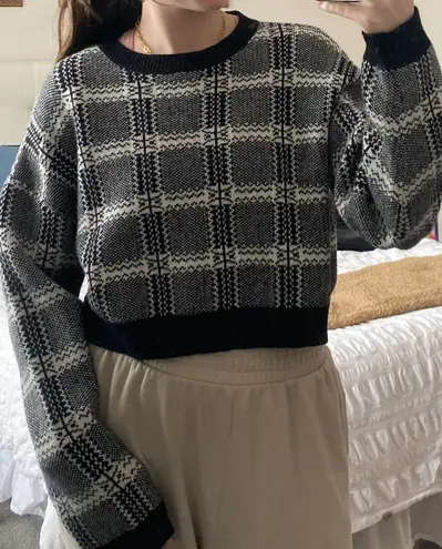 Grey Bandit Plaid Sweater