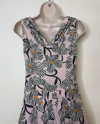 Moschino Cheap & Chic DRESS Cotton Blend Pink Floral Print Romantic Dress sz 8