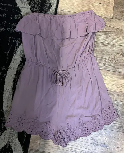 Mossimo Supply Co Purple sleeveless romper size medium