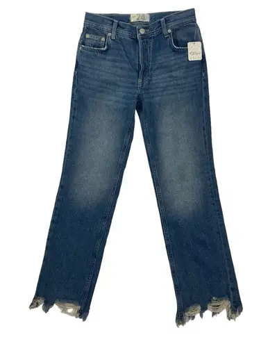 Free People  NWT Maggie Mid-Rise Straight Jeans 24