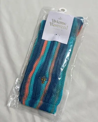 Vivienne Westwood Multicolor Knit Crew Socks/tie dye