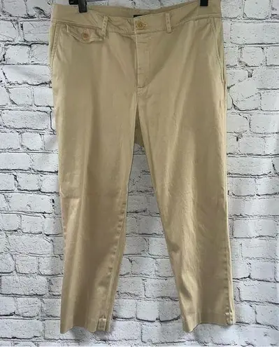 Ralph Lauren Lauren  Cropped Style Khaki Pants Size 12