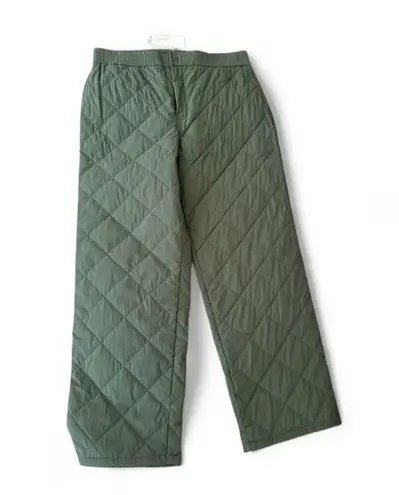 Loeffler Randall AIDEN QUILTED PANT Sage. SIZE 10. MSRP $280