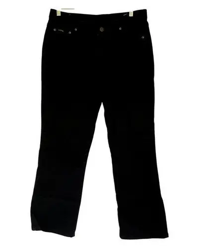 Riders By Lee black jeans cotton pants women's size 16 pockets casual pants