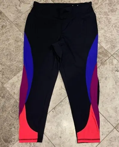 Lane Bryant Livi  High-Rise Color Block 7/8 Leggings Size 18/20