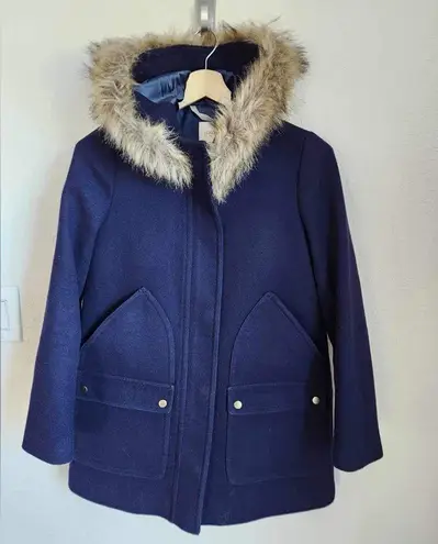 J.Crew  Vail Parka Wool Coat Size 6