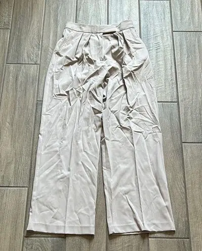 Dynamite Tan Dress Pants Wide-Leg Lightweight