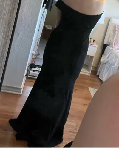 B Darlin Flattering Black Prom Dress 