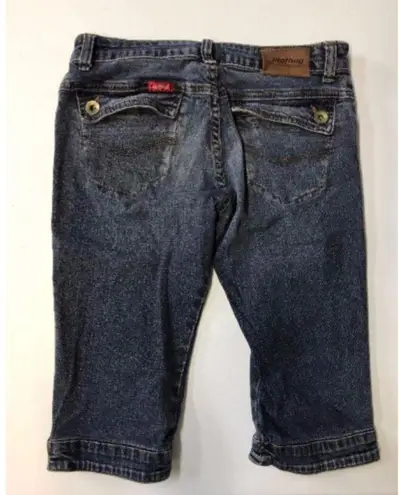 Women's JAGTHUG denim capri shorts Bermuda 25 jean