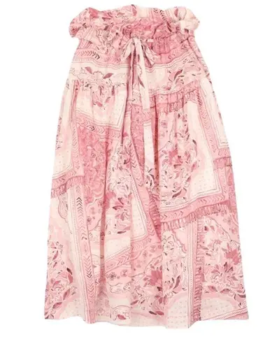 Mii Collection The Lata Tapis Volant Skirt Size Small NWT Pink