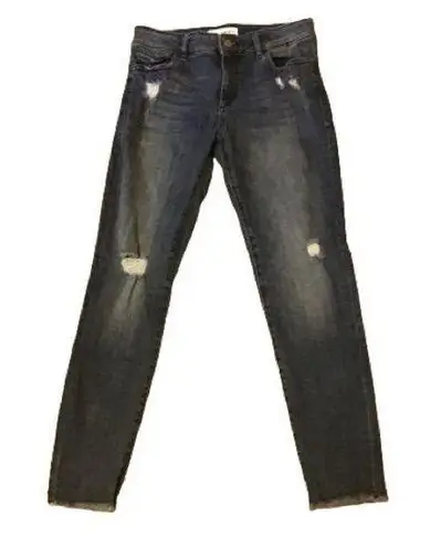 DL 1961 distressed Florence cropped jeans