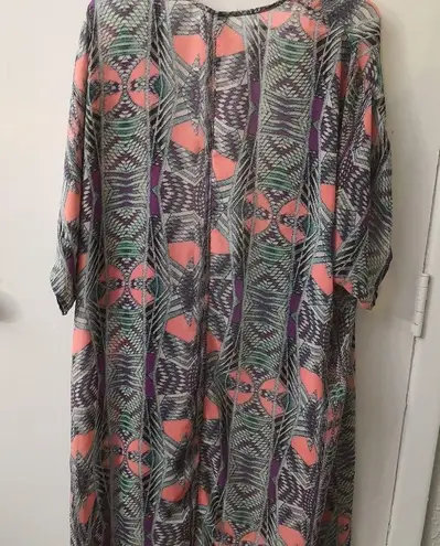 OP  Vintage Aqua Verde Swim Cover-up