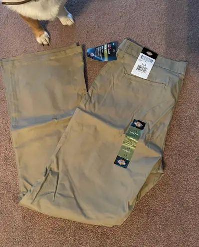 Dickies Women’s Khaki Slim Fit Pants