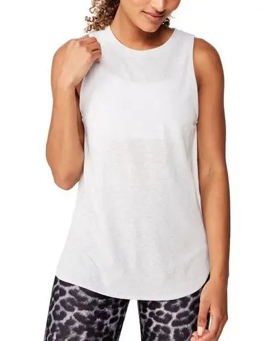 Cotton On Cotton:On Body GRAY Women's Active Curve Hem Tank, White Size XS New w/Tag - Image 1