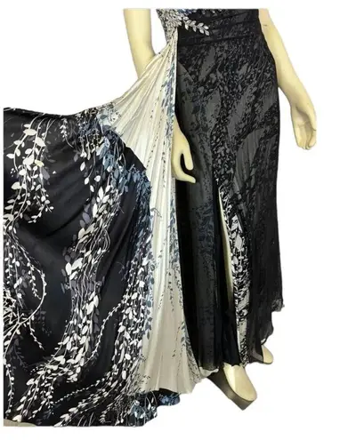 Terani Couture TERANI sweetheart strapless silk gown formal beads & jewels size 8