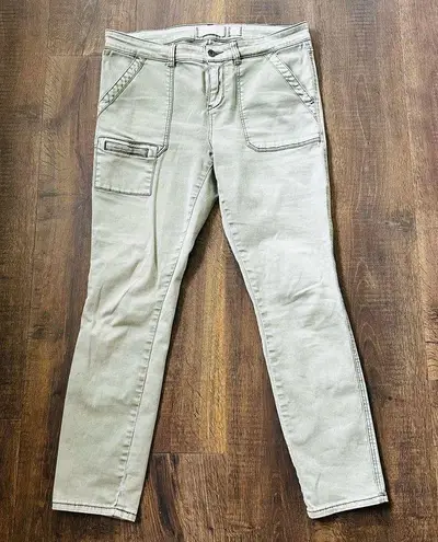 Anthropologie Hei Hei Cargo Pants | Grey/Green | Size 31 Green