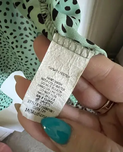 Vine & Love Teal Print Coverup