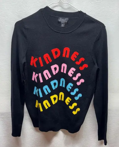 Abbott Elementary Kindness Rainbow Graphic Sweater Women's Size M Black Size M