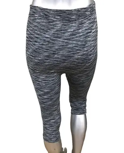 Lane Bryant  High Waisted Gray Space Dye Cropped Leggings Women's Size XL C/D.