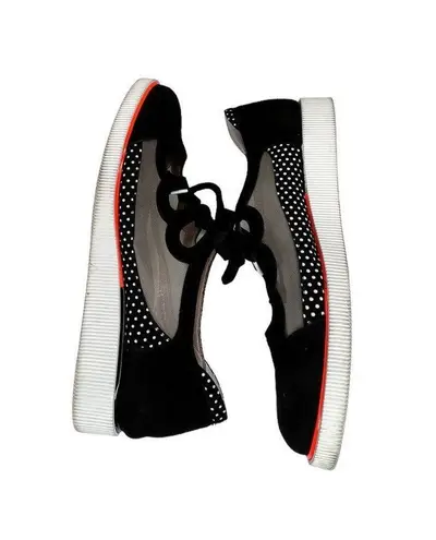 Beautifeel Daily Adventure Sneaker Black Suede/Polka Dot Women’s Size 41/US 10