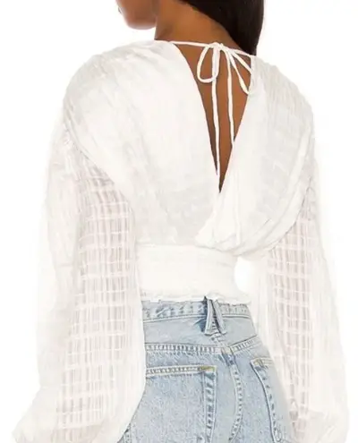 Majorelle White Sasha Top