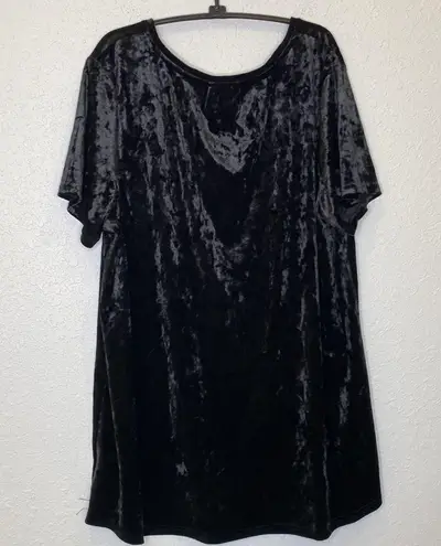 Spring + Mercer Velvet Legging Pocket Tee High Low EUC Sz XXL Polyester Stretch