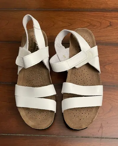 Spring Step Spring‎ Step White Strappy Sandals - Image 1