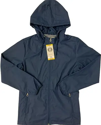 Weatherproof rain slicker jacket Sweater Zip Up Hoodie Coat Windbreaker