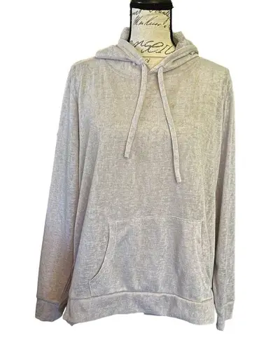 Weatherproof Vintage  Gray High-Lo Hoodie Large