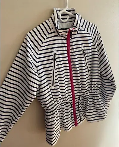 Ralph Lauren  Active New Striped Navy, Pink & White Windbreaker Nautical  Size XL