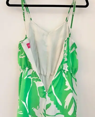Lilly Pulitzer for Target Boom Boom Jumpsuit in Green & White Palm Print Size XS