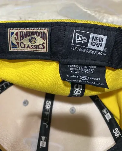 Nba Miami Heat 59 Fifty New Era Hardwood Classic Yellow Hat Cap Size 8 / 63.5cm