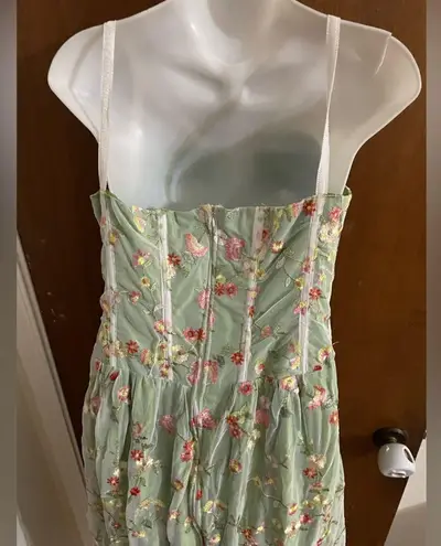 Matoshi inspired custom midi garden dress Green Size M