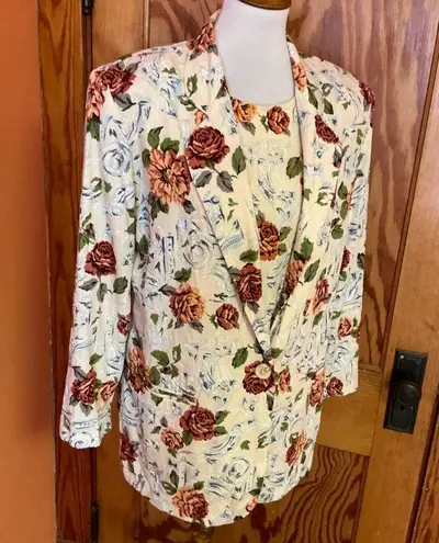 Jaclyn Smith Vintage 90s Jacklyn Smith Autumn Floral Set