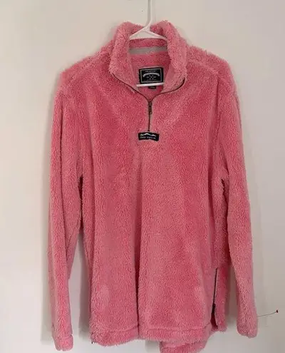 Lauren James  Pink Preptec Pullover Fleece Size Medium