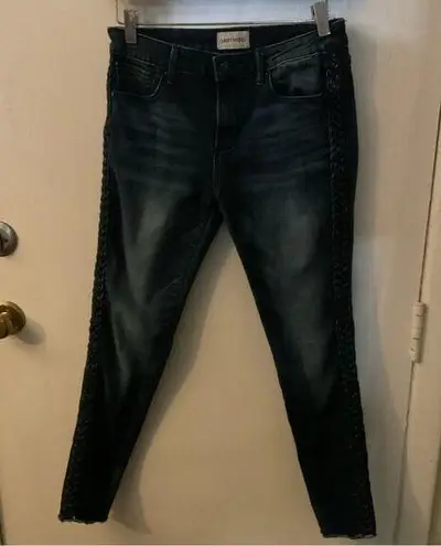 Driftwood  Jackie Side Embellished Dark Wash Jeans Size 27