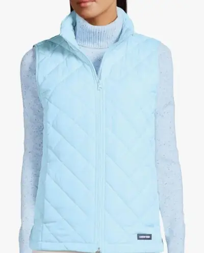 Lands' End Women's FeatherFree Insulated Vest, Lightweight,Size Small, NWT Blue