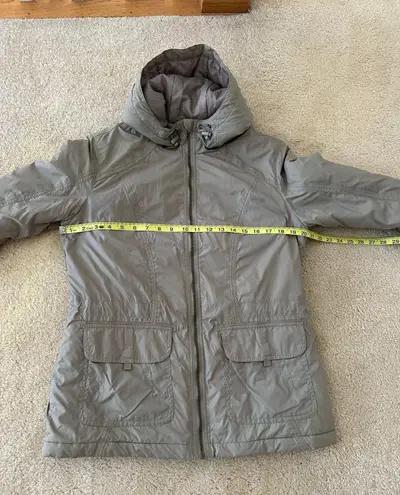 Outventure New Women's Gray Coat With Packets, Hood and ZIP, Sz 48, US M.