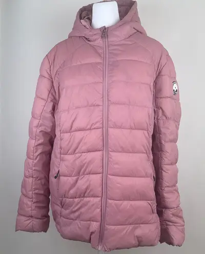 Spyder Puffer Coat Insulated Short Jacket with Hood Pink Size XL Winter Ski
